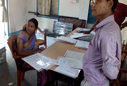 DC Sonitpur on quality check visit of Office Verification documents at various NSKs in the district - June 2016.