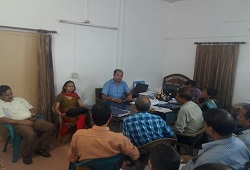 Training and discussion on various matters related to verification process held at Barkhetri Rev Circle in Nalbari - July 2016.