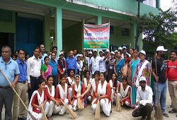 Safai Abhijaan undertaken by District NRC Team Dhubri on the 13th August 2016.