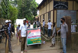 Safai Abhijaan undertaken by District NRC Team Dhubri on the 13th August 2016.