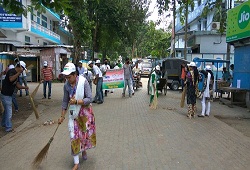 Safai Abhijaan undertaken by District NRC Team Dhubri on the 13th August 2016.