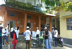 Safai Abhijaan undertaken by District NRC Team Dhubri on the 13th August 2016.