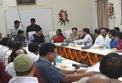 Honourable Chief Minister Assam, Shri Sarbananda Sonowal chaired a review meeting today (21/08/2016) at Deputy Commissioner Office Sonitpur to review the overall progress of NRC Updation work in the district.