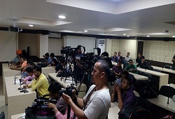 Press Meet conducted by State Coordinator NRC, Assam on Updating of NRC in the state - 20th Oct 2016.