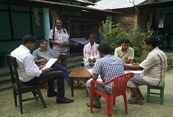 Field Verification under Pijupara NSK of Nagarbera Circle in Kamrup - Nov, 2015.