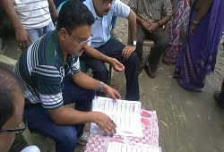 Field Verification at Barama Revenue Circle in Baksa held on October 5th, 2015.