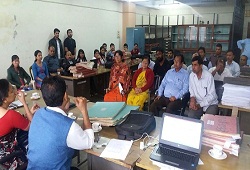 A meeting to asses the overall progress of the Office Verification works of NRC documents was held with the respective officials of SEBA on (04-03-2017) in Guwahati.