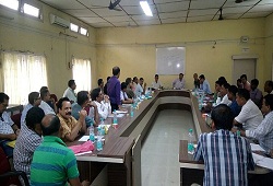 Review meeting held at Office of the Deputy Commissioner Chirang on DOCSMEN, OV progress, MFT and VTR on 3rd May 2016.