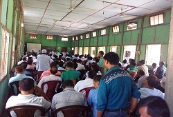 Review meeting conducted by DRCR Kokrajhar at Basic Training centre, Kokrajhar on ongoing NRC Updation works at the NSKs-4th Oct 2016.