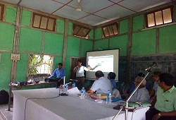 Review meeting conducted by DRCR Kokrajhar at Basic Training centre, Kokrajhar on ongoing NRC Updation works at the NSKs-4th Oct 2016.