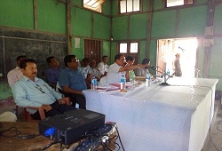 Review meeting conducted by DRCR Kokrajhar at Basic Training centre, Kokrajhar on ongoing NRC Updation works at the NSKs-4th Oct 2016.