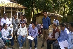 Field Verification and Manual Family Tree Form distribution under Barama Revenue Circle in Baksa on 20th Nov, 2015.