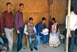 Field Verification in Sonitpur on 22nd Nov, 2015.