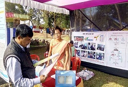 At Rongpur Unnayan Utsav 2015 NRC Cell Sivasagar put up a stall to create awareness on verification proces.