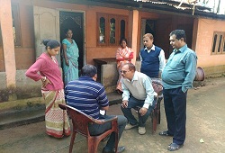 Field Verification at households under NSK-4 ( Mayong-i) of Kamrup Metro - 21st Dec, 2015.