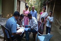 Field Verification at Bhurbandha, Morigaon on 24th Nov, 2015.