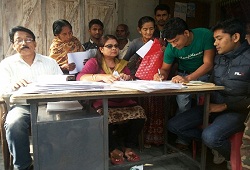 Field Verification in progress under NSK 3 Chandrapur GP in Kamrup Metro - Dec 21st, 2015.