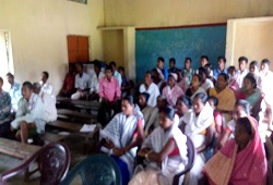 Public Awareness meeting to sensitize the Tea community people conducted under Rangjuli Circle in Goalpara on 13th June, 2015.