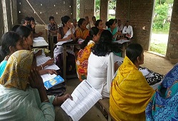 Awareness meeting on Application Form conduted at Anjukpani, Kaliabor Circle in Nagaon on 10th June, 2015.