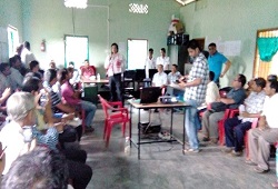 Capacity building of the LRCR officers on Application Form Receipt, presided over by State Coordinator NRC, Shri Prateek Hajela (IAS) in Kamrup Rural conducted on 11th June, 2015.
