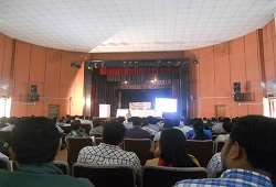 District Resource Person addressing a gathering during the 2nd phase training held in Tezpur