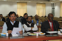 Political parties attend a meeting held by State Coordinator, NRC on NRC Updation Process