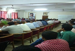 A moment captured during the training held on NRC Updation process in Nalbari district recently.