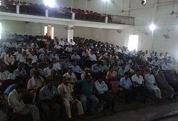 A view of the packed Public Auditorium in Dhemaji district during a sesssion conducted on NRC Updation held on 13th May, 2015.