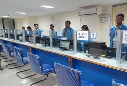 NSK operators at the Zoo Tiniali Model NRC Seva Kendra in Guwahati.