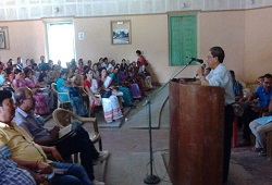 Training on Distribution and Receipt of Application Form organised at Naduar Circel of Sonitpur district held on 22nd May, 2015.