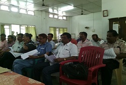 Meeting on Distribution and Receipt of Application Form organised in Dudhnoi Circle at Goalpara on 22nd May, 2015.