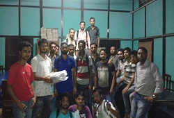 Supported by Circle officer, Lanka and LRCR Officer Shri Zahidul Islam, Extension Officer, the NSK Team of Laskar Pathar GP, Lanka Circle of Nagaon district created a new record by processing 1215 Application Forms on 8th, August, 2015